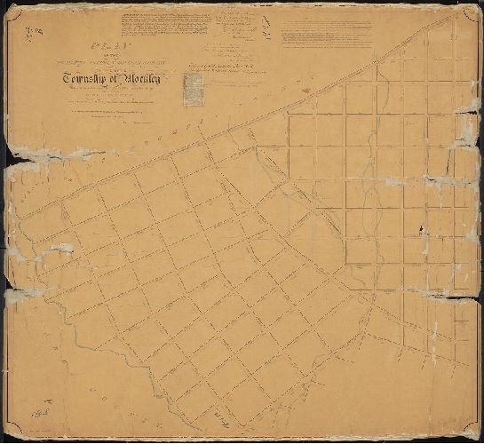 Plan, Plan of the Twelfth Section of the survey of the late Township of Blockley made in pursuance of two Acts of the Assembly of the State of Pennsylvania approved respectively on the 3rd of April A.D. 1851 and the 13th of May, A. D. 1856. Surveyed and returned to the Board of Surveyors of the City of Philadelphia 12 mo. 7th, 1859 by Francis Lightfoot.