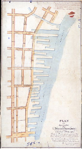 Plan (alternate image), Plan of the Eastern Part of the District of the Northern Liberties in the County of Philadelphia. Being the revision of so much of a certain plan filed in the office of the Clerk of the Court of Quarter Sessions of the County of Philadelphia on the twenty-second day of October anno Domini 1850 as lies north of Willow Street in the said District. Made by order of the Board of Commissioners in pursuance of an Act of the General Assembly of the Commonwealth of Pennsylvania approved the 24th day of February anno domino 1852, by Joseph H. Siddall, Recording Surveyor, October 23rd, 1852.