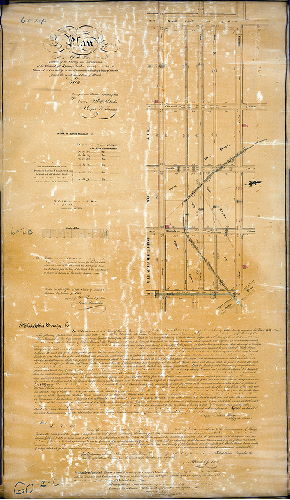 Plan (alternate image), Plan of the First Division of the survey and regulation of the District of Spring Garden agreeably to an Act of the General Assembly of the Commonwealth of Pennsylvania passed the twenty-second day of March, anno Domini 1813. Surveyed and returned September 7, 1818 pr. Robt. Brooke, Joseph H. Siddall