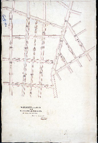 Plan (alternate image), Supplement to the plan of the revision of the Third Division of the Kensington District. Returned March 5th, 1844. B. Moore. 