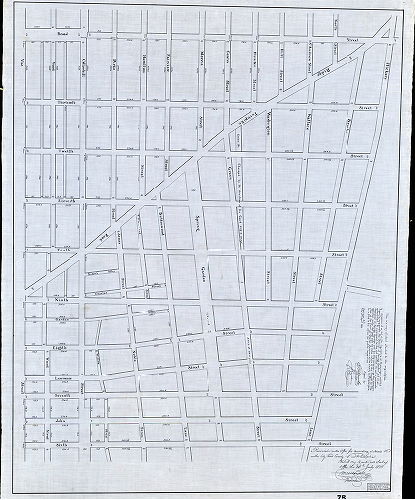 Plan (alternate image), [No title. Probably part of the incorporation of the District of Spring Garden, from the unincorporated Northern Liberties. Note on tracing copy of plan: "See Laws A.D. filed 8th April 1816."]