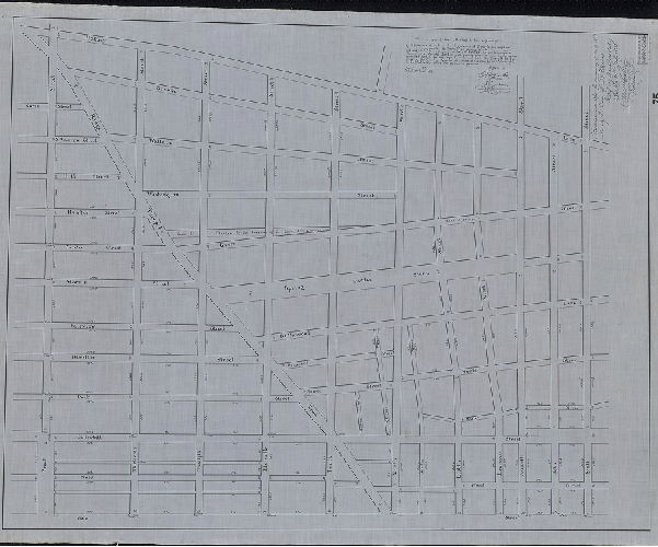 Plan, [No title. Probably part of the incorporation of the District of Spring Garden, from the unincorporated Northern Liberties. Note on tracing copy of plan: "See Laws A.D. filed 8th April 1816."]