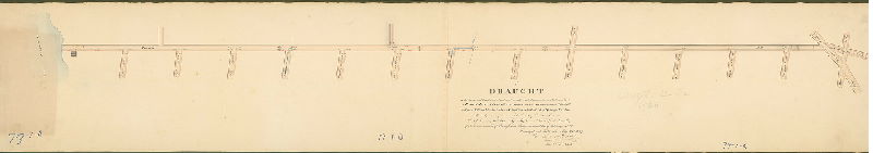 Plan, Draught of the survey and regulation of the ascents and descents, common sewers, gutters, &c. in Francis Lane & Coats Street, from Broad Street to Schuylkill Third [Twentieth] St. and from William Street to the River Schuylkill in the District of Spring Garden. Made by virtue of an order of the Court of Quarter Sessions, dated January 27th 1827, agreeably to an Act of the Genl. Assembly of the Commonwealth of Pennsylvania, passed the second day of February 1822. Surveyed and returned May 29th 1827 by Samuel Hains, Jos. H. Siddall