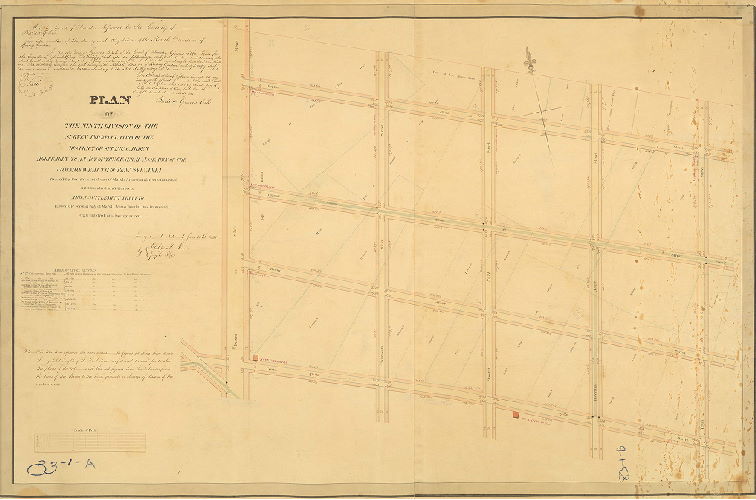 Plan, Plan of the Ninth Division of the survey and regulation of the District of Spring Garden, agreeably to an Act of the General Assembly of the Commonwealth of Pennsylvania passed the twenty second day of March anno Domini One thousand eight hundred and thirteen -- and a supplement thereto passed second day of March anno Domini One thousand eight hundred and twenty seven. Surveyed and returned June 10th 1831 by Philip M. Price, Joseph Fox