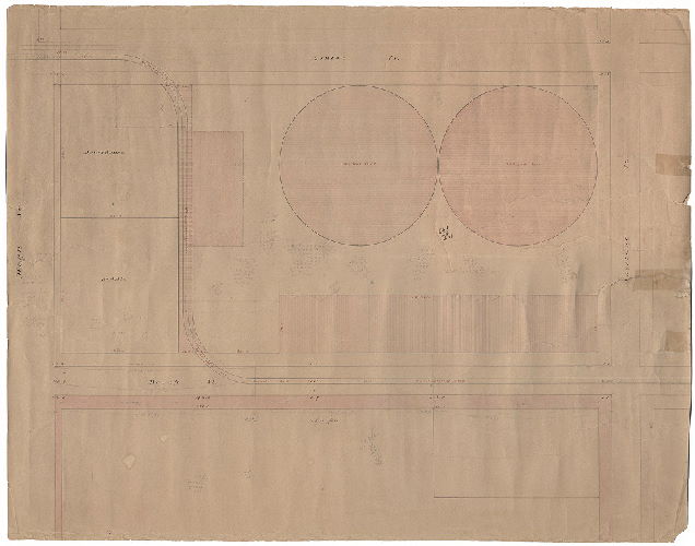 Plan, Schuylkill Railway, Beech St., High (Market) to Chestnut St.