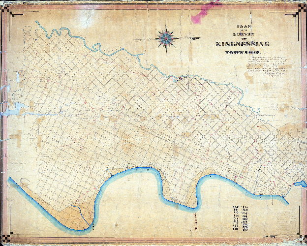 Plan (alternate image), Plan of the survey of Kingsessing Township. [Approved by the Board of Surveyors Dec. 3, 1855]