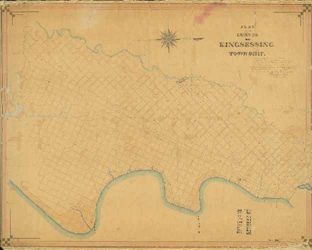 Plan, Plan of the survey of Kingsessing Township. [Approved by the Board of Surveyors Dec. 3, 1855]