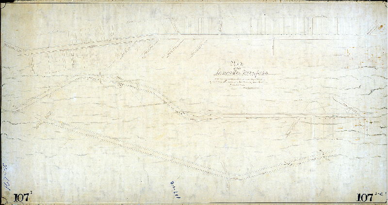 Plan (alternate image), Plan of the Lancaster Turnpike and the different properties on each side thereof, from Westminster Avenue to the County Line Road, Philadelphia. Surveyed Sept. 1854 by R. J. Frailey, surveyor. 