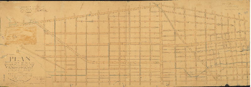 Plan, Plan of the First, Second, Third, Fourth, Fifth, Sixth and Seventh Divisions of the survey and regulation of the District of Spring Garden as revised in pursuance of an Act of the General Assembly of the Commonwealth of Pennsylvania passed the twenty-fifth day of February One thousand eight hundred and thirty three with the Pennsylvania Avenue as laid out by authority of an Act of the General Assembly passed April the eighth, One thousand eight hundred and thirty three. Surveyed and reported September 2nd 1833 by Joseph Fox, Philip M. Price