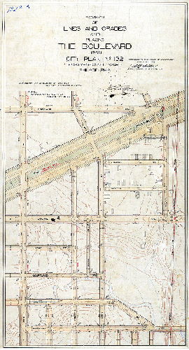 Plan, Revision of lines and grades and placing The Boulevard upon City Plan No. 132, Forty-second Ward Philadelphia. [Ordinance Dec. 24, 1902; confirmed March 2, 1903]