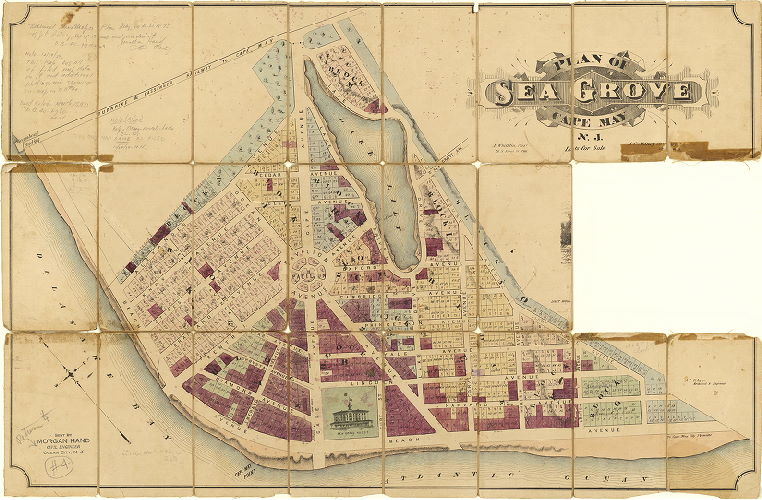, Plan of Sea Grove, Cape May, NJ Lots For Sale 