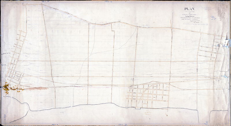 Plan (alternate image), Plan of a portion of 23rd Ward lying between Bridesburg and Holmesburg east of Bristol Turnpike
