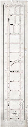 Plan, Plan showing revision of the footways and grades on Broad Street [Resolution May 19, 1873; confirmed April 19, 1875]
