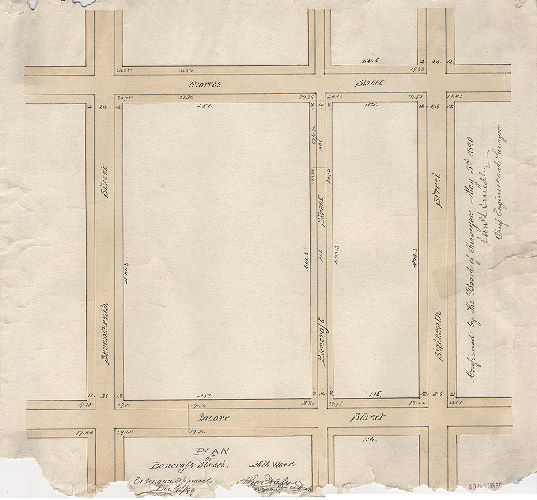 Plan, Plan of Bancroft Street, 26th Ward Ordinance Dec. 9, 1889; confirmed May 5, 1890]