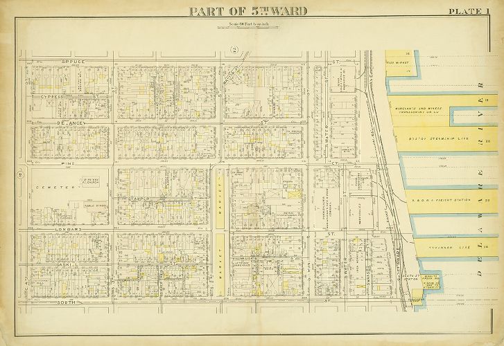 Part of 5th Ward, Philadelphia, Plate 1