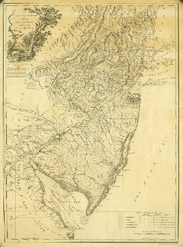 The Province of New Jersey Divided into East and West commonly called The Jersey's