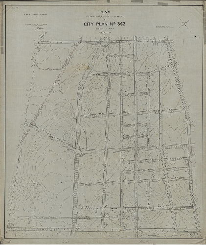 Plan, Plan establishing lines and grades upon City Plan No. 363, Thirty-fifth Ward, Philadelphia [Ordinance July 20, 1907; confirmed July 2, 1923]