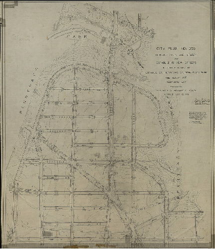 Plan, City Plan No. 365. Revising lines and grades and establishing new streets in territory bounded by Strahle St., Horrocks St., Pennypack Park and Algon Ave.. Thirty-fifth Ward Philadelphia. [Ordinance July 20, 1907; confirmed Oct. 18, 1926]