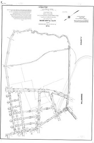Plan, Plan to establish the lines and grades upon City Plan No. 378, bounded Ninetieth St, Back Channel, Bow Creek, county line, and Tinicum Ave. Fortieth Ward Philadelphia. [Ordinance Oct. 4, 1916; advertised May 7, 1928; confirmed May 19, 1930]