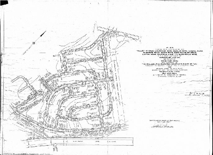 Plan, Plan placing upon City Plan No. 389 [numerous streets and drainage rights-of-way] in the area northwest of Northeast Avenue, southeast of Woodfern Road, and southwest of the Philadelphia electric Company's right-of-way, pursuant to section 11-402 of the Philadelphia Code ... Thirty-fifth Ward, Philadelphia [Ordinance Jan. 2, 1957; confirmed May 20, 1957] 