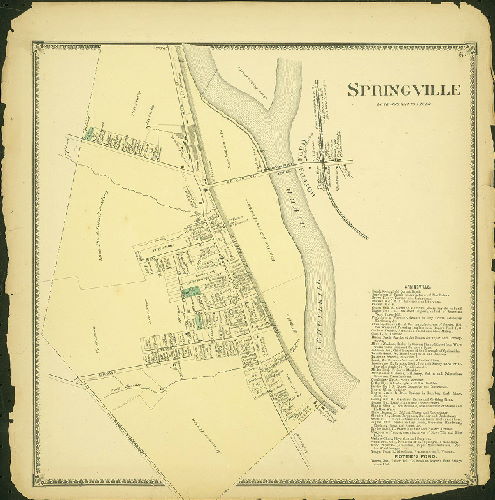 Plate 6: Springville, Atlas of Chester County, Pennsylvania