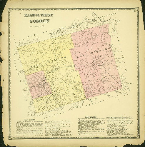 Plate 10: East and West Goshen, Atlas of Chester County, Pennsylvania