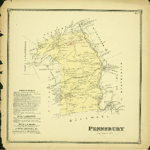 Plate 22: Pennsbury, Atlas of Chester County, Pennsylvania