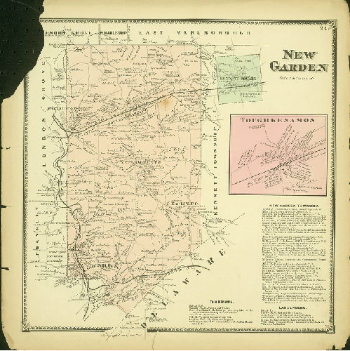 Plate 24: New Garden, Atlas of Chester County, Pennsylvania