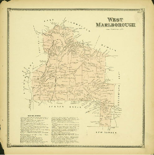 Plate 28: West Marlborough, Atlas of Chester County, Pennsylvania