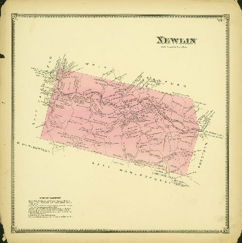 Plate 29: Newlin, Atlas of Chester County, Pennsylvania