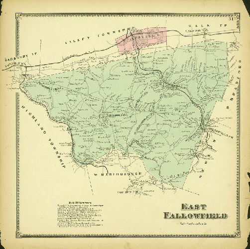Plate 31: East Fallowfield, Atlas of Chester County, Pennsylvania