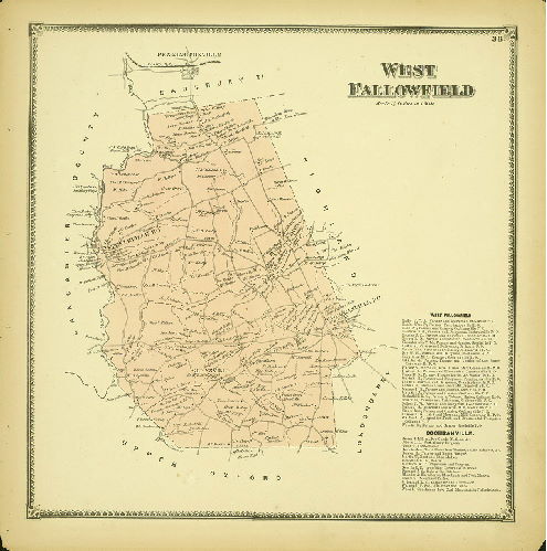 Plate 36: West Fallowfield, Atlas of Chester County, Pennsylvania