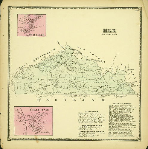 Plate 43: Elk, Atlas of Chester County, Pennsylvania