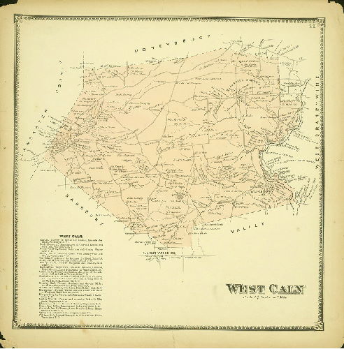 Plate 44: West Caln, Atlas of Chester County, Pennsylvania
