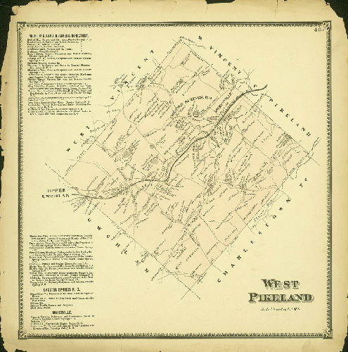 Plate 48: West Pikeland, Atlas of Chester County, Pennsylvania