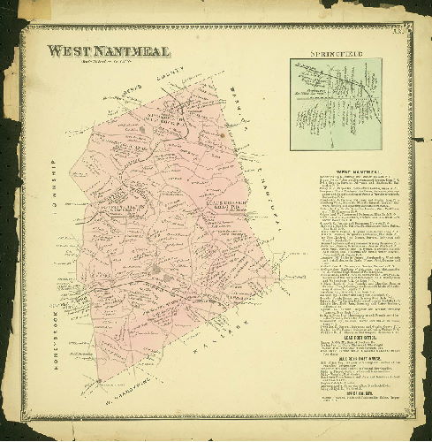 Plate 53: West Nantmeal, Atlas of Chester County, Pennsylvania