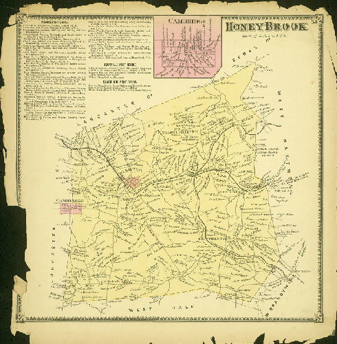 Plate 54: Honeybrook, Atlas of Chester County, Pennsylvania