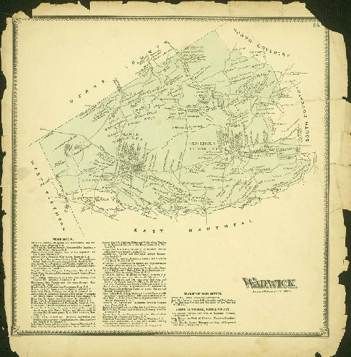 Plate 55: Warwick, Atlas of Chester County, Pennsylvania