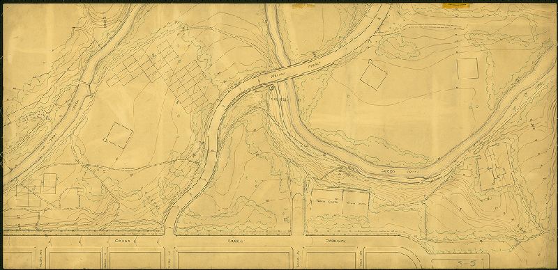Sheet S-5, Topographical Plan of Cobbs Creek Park