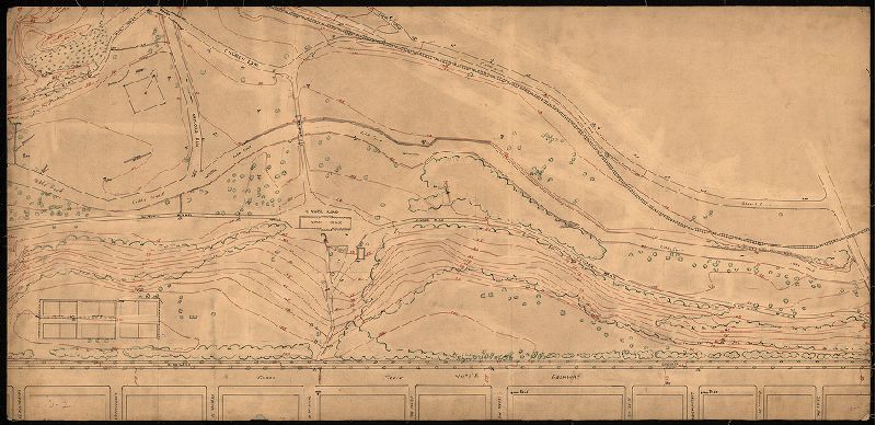 Sheet S-2, Topographical Plan of Cobbs Creek Park
