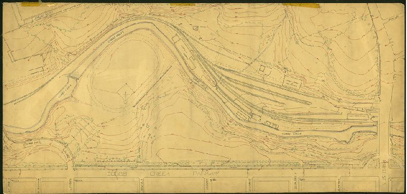 Sheet S-1, Topographical Plan of Cobbs Creek Park