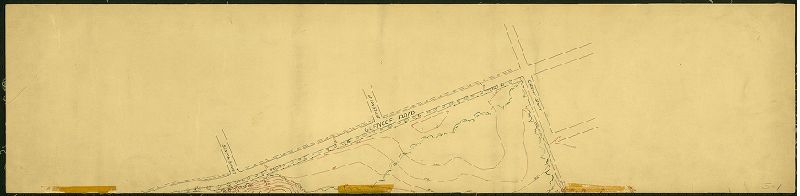 Sheet S-1 (extra strip), Topographical Plan of Cobbs Creek Park