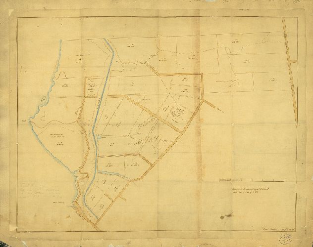 Plan of Properties Comprising Lemon Hill (copy of 1827)