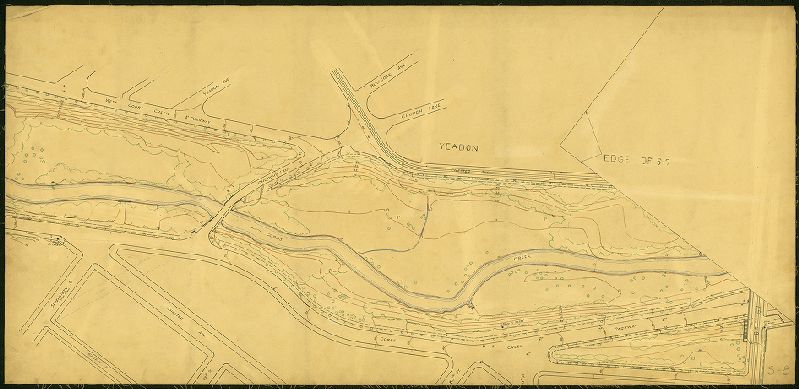 Sheet S-8, Topographical Plan of Cobbs Creek Park