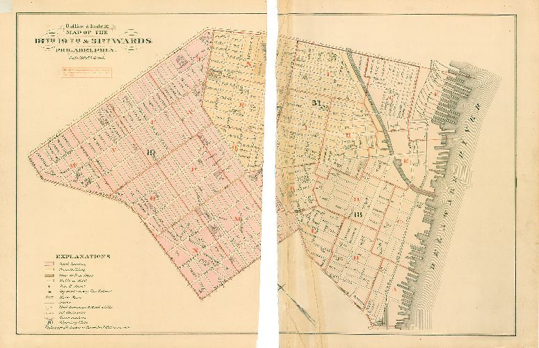 Index, Atlas of the City of Philadelphia. Volume 4