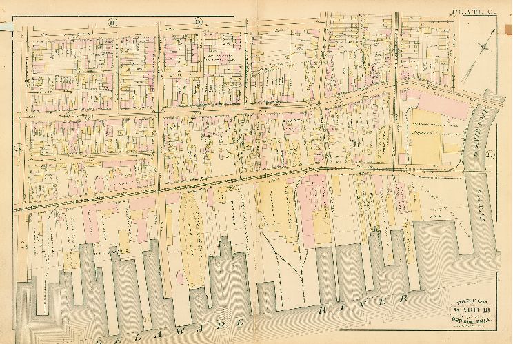 Plate C, Atlas of the City of Philadelphia. Volume 4
