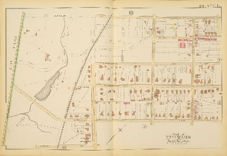 Plate 11, Atlas of the City of Philadelphia. Volume 7