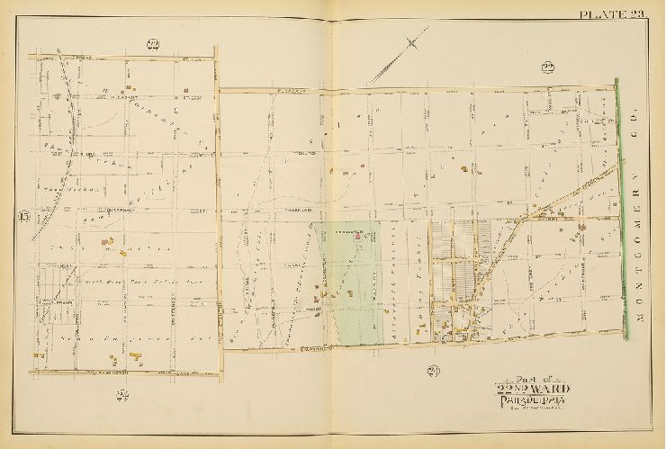 Plate 23, Atlas of the City of Philadelphia. Volume 7