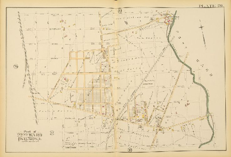 Plate 29, Atlas of the City of Philadelphia. Volume 7
