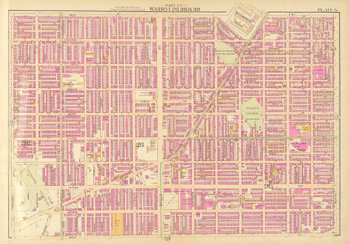 Plate 6, Atlas of the City of Philadelphia